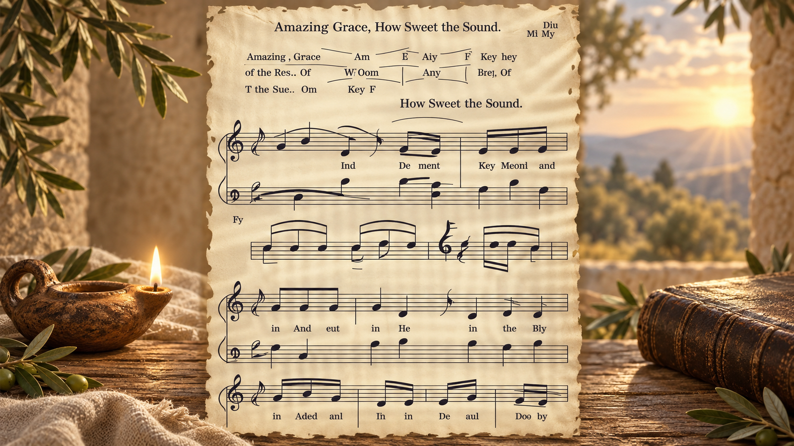 Fourthwall artwork — Chord Sheet – Names of God
